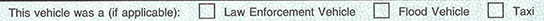 Disclosure of Previous Vehicle History